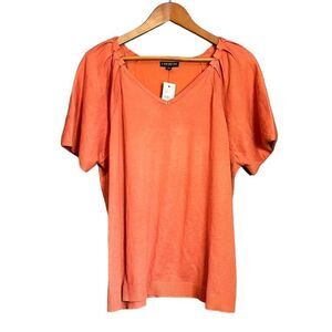 NWT! Lane Bryant knit short sleeve sweater shirt